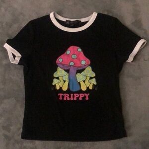 Faded Rose Cropped Tee